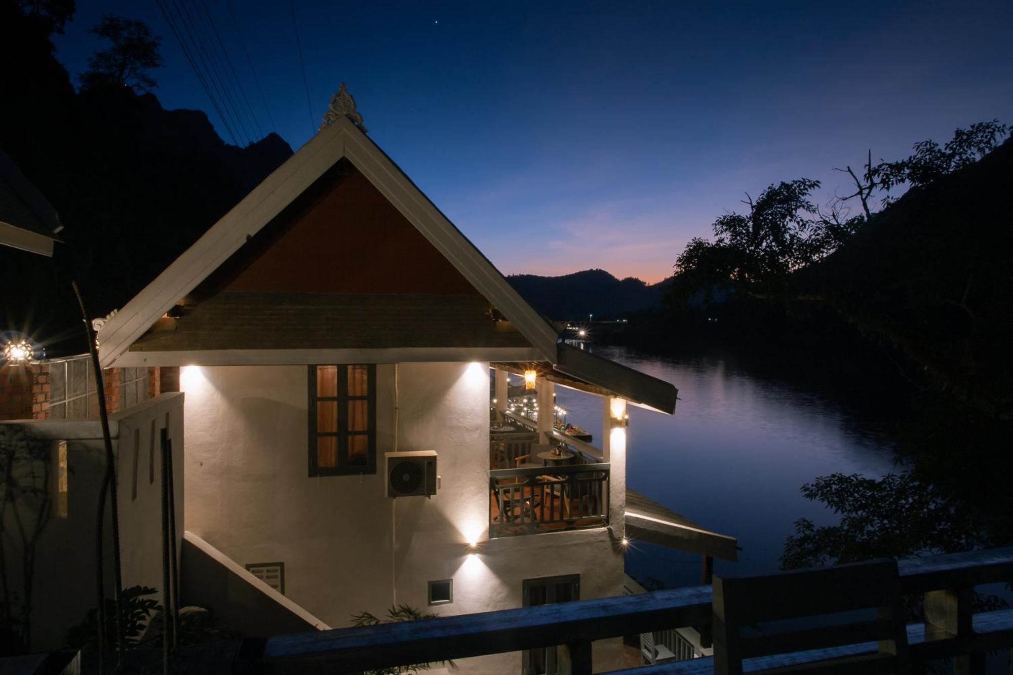 Dokchampa River View Villa Nongkhiaw 外观 照片